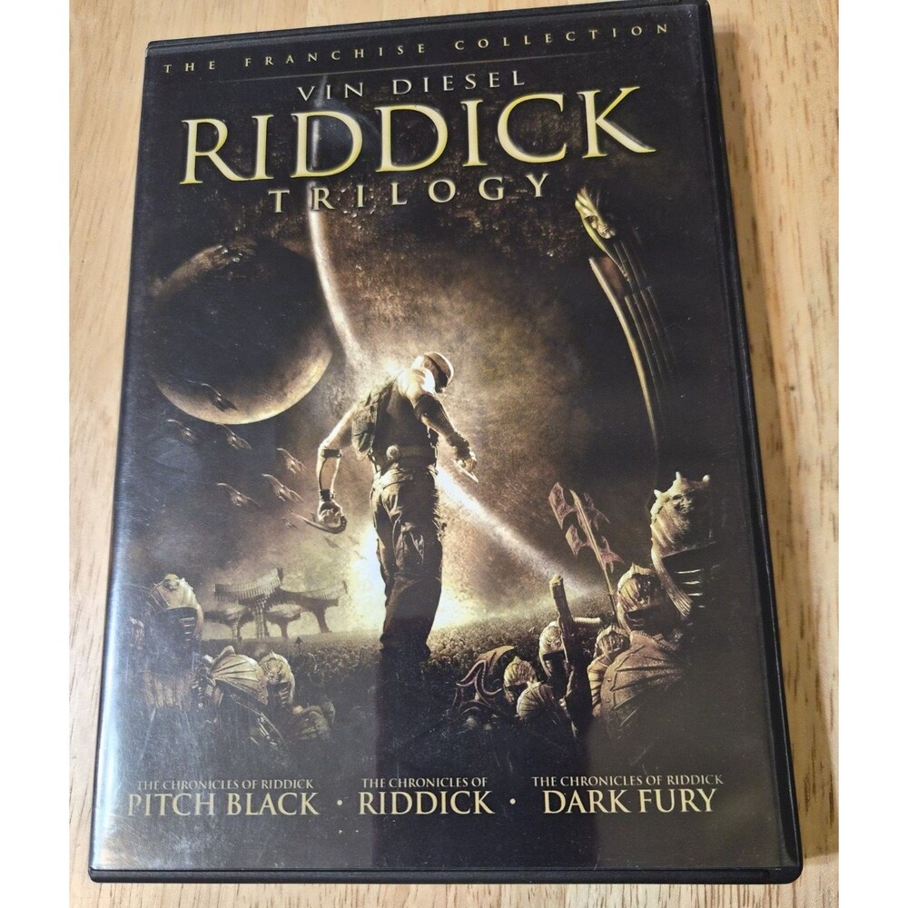 Riddick Trilogy DVD 2006 Franchise Collection Pitch Black Dark Fury Vin Diesel